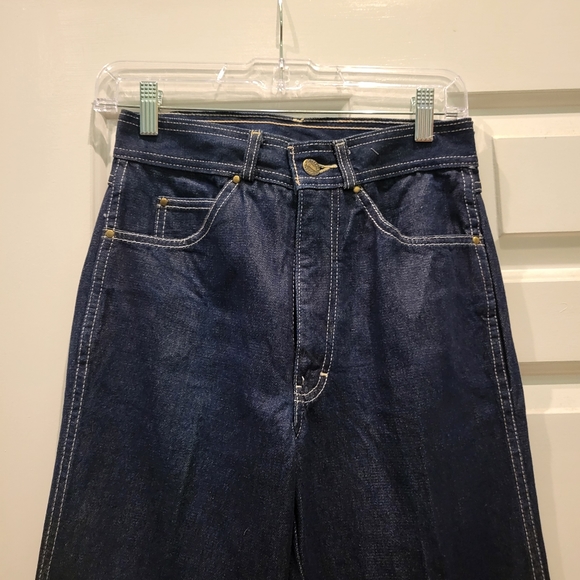 Zeppelin Jeans Rare Vintage 7s Deadstock Zeppelin Dark Denim Jeans